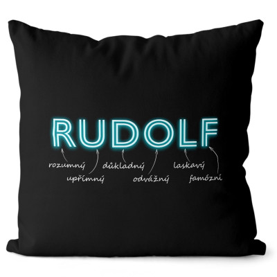 Polštář 40 x 40 cm - NEON - Rudolf