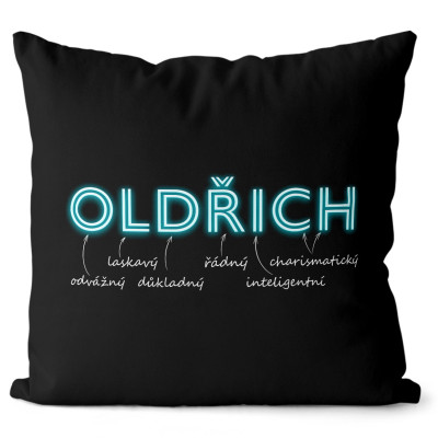 Polštář 40 x 40 cm - NEON - Oldřich