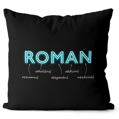 Polštář 40 x 40 cm - NEON - Roman