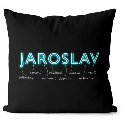 Polštář 40 x 40 cm - NEON - Jaroslav