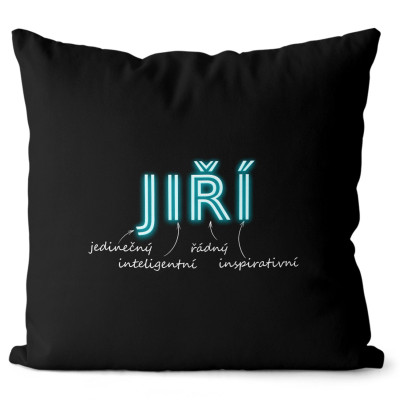 Polštář 40 x 40 cm - NEON - Jiří