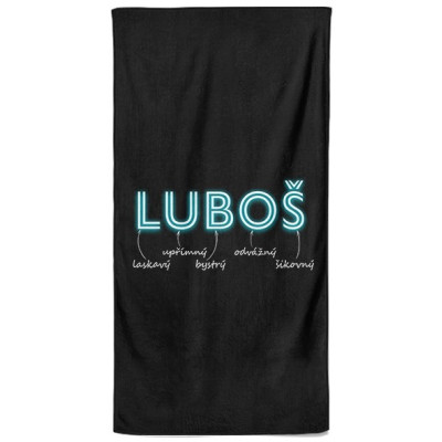 Osuška 140 x 70 cm - NEON - Luboš