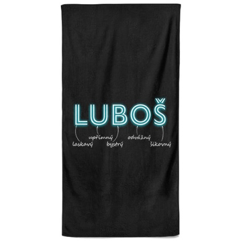 Osuška 140 x 70 cm - NEON - Luboš ~ 1