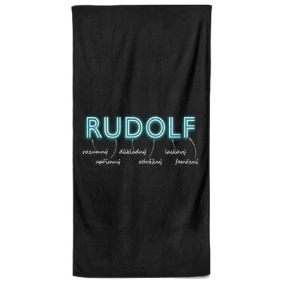 Osuška 140 x 70 cm - NEON - Rudolf