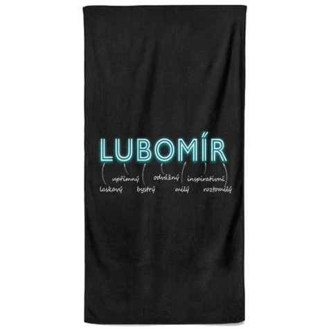 Osuška 140 x 70 cm - NEON - Lubomír ~ 1