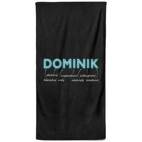 Osuška 140 x 70 cm - NEON - Dominik ~ 1