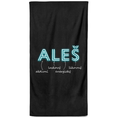 Osuška 140 x 70 cm - NEON - Aleš