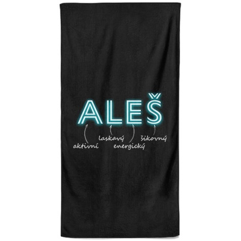 Osuška 140 x 70 cm - NEON - Aleš ~ 1