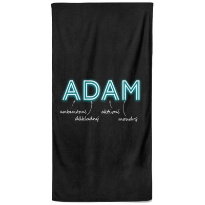 Osuška 140 x 70 cm - NEON - Adam