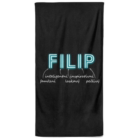 Osuška 140 x 70 cm - NEON - Filip ~ 1