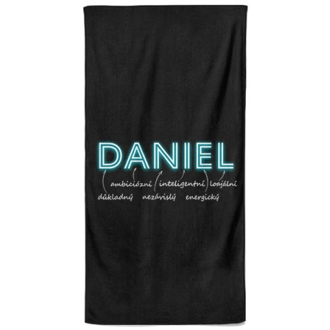 Osuška 140 x 70 cm - NEON - Daniel ~ 1