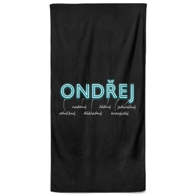 Osuška 140 x 70 cm - NEON - Ondřej