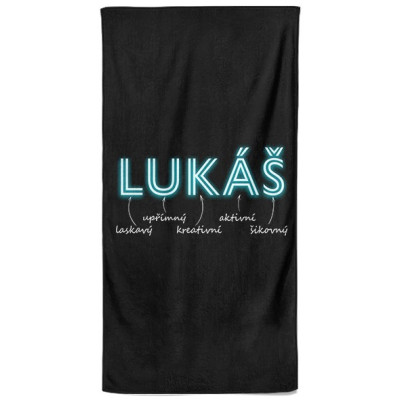 Osuška 140 x 70 cm - NEON - Lukáš