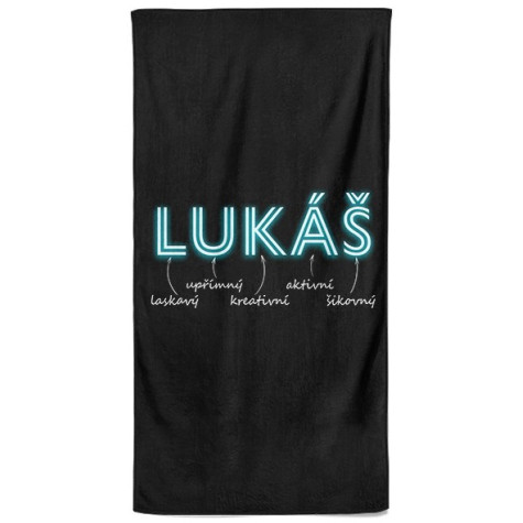 Osuška 140 x 70 cm - NEON - Lukáš ~ 1