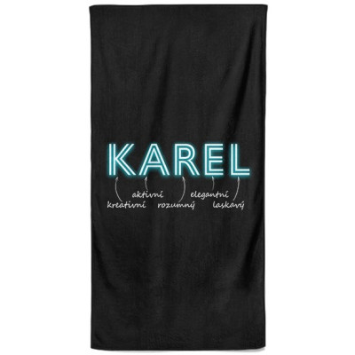 Osuška 140 x 70 cm - NEON - Karel