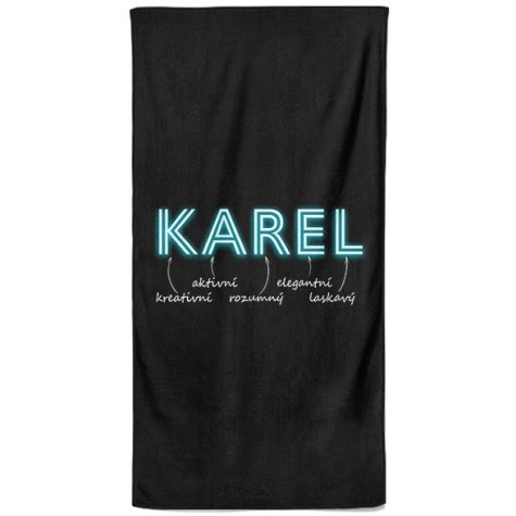 Osuška 140 x 70 cm - NEON - Karel ~ 1