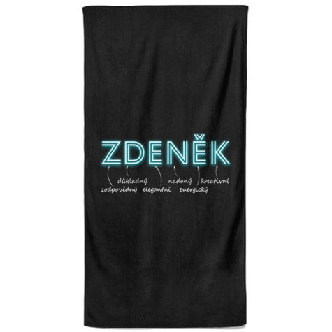 Osuška 140 x 70 cm - NEON - Zdeněk ~ 1