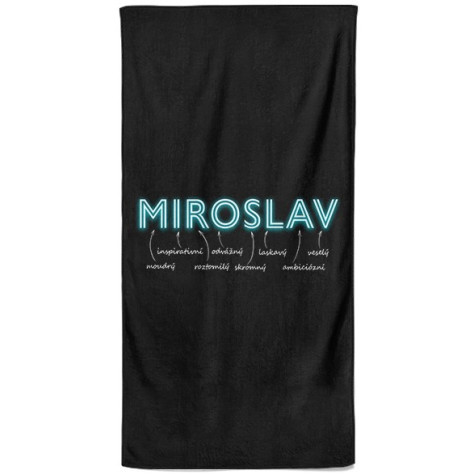 Osuška 140 x 70 cm - NEON - Miroslav ~ 1