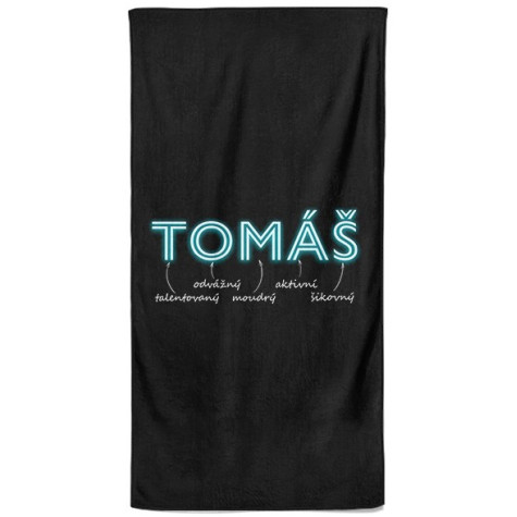 Osuška 140 x 70 cm - NEON - Tomáš ~ 1