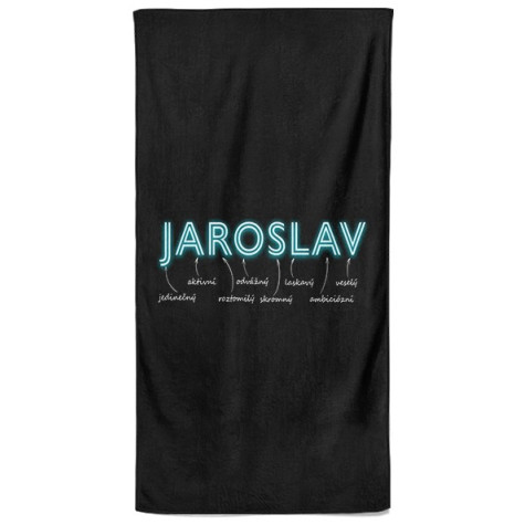 Osuška 140 x 70 cm - NEON - Jaroslav ~ 1