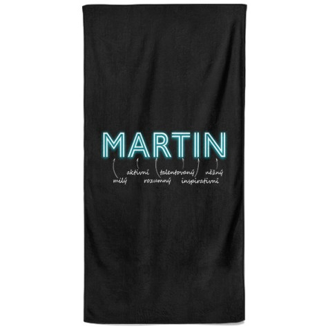 Osuška 140 x 70 cm - NEON - Martin ~ 1