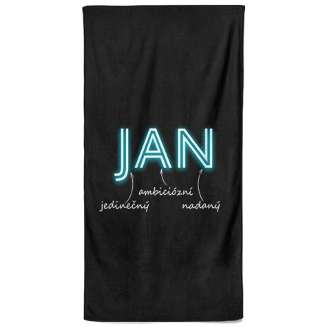 Osuška 140 x 70 cm - NEON - Jan ~ 1