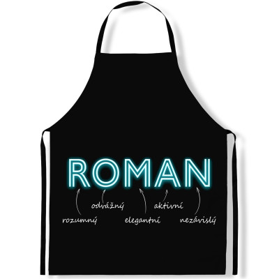 Zástěra kuchyňská NEON - Roman