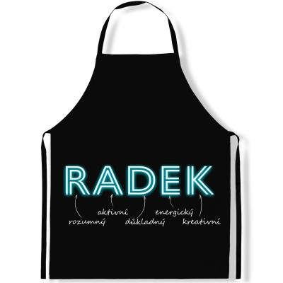 Zástěra kuchyňská NEON - Radek