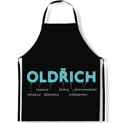 Zástěra kuchyňská NEON - Oldřich