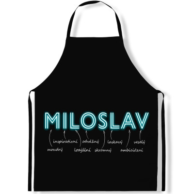 Zástěra kuchyňská NEON - Miloslav