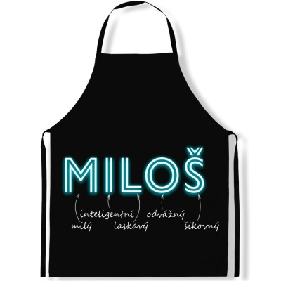 Zástěra kuchyňská NEON - Miloš