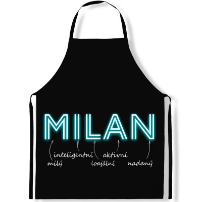 Zástěra kuchyňská NEON - Milan