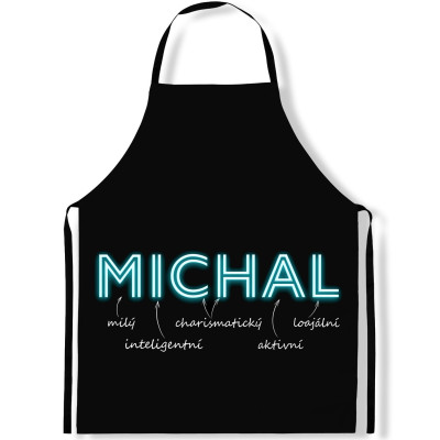 Zástěra kuchyňská NEON - Michal