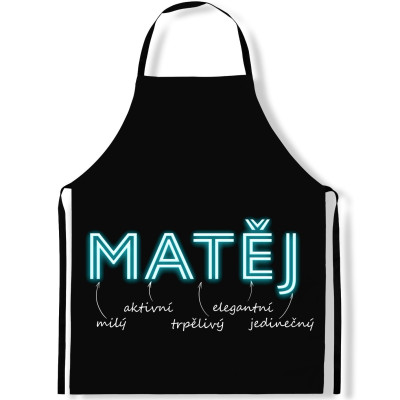 Zástěra kuchyňská NEON - Matěj