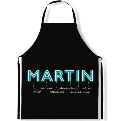 Zástěra kuchyňská NEON - Martin