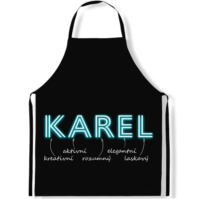 Zástěra kuchyňská NEON - Karel