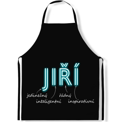 Zástěra kuchyňská NEON - Jiří