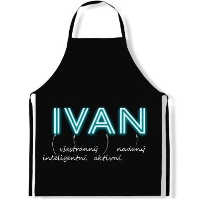 Zástěra kuchyňská NEON - Ivan