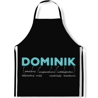 Zástěra kuchyňská NEON - Dominik