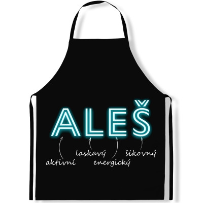 Zástěra kuchyňská NEON - Aleš