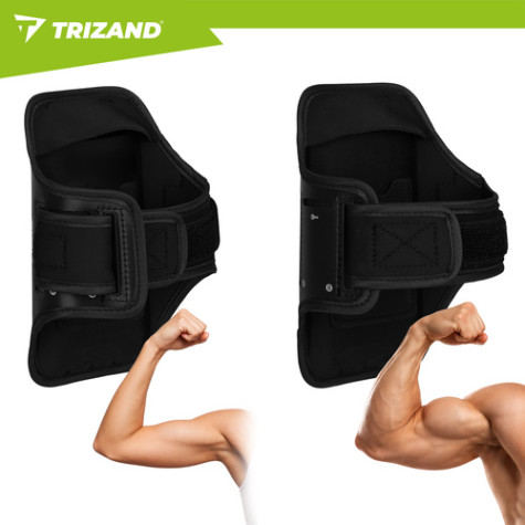 Běžecké pouzdro na telefon na ruku černé Trizand 27584 ~ 5