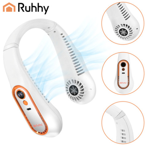 Bezdrátový větrák na krk bílý Ruhhy 27414 ~ 3