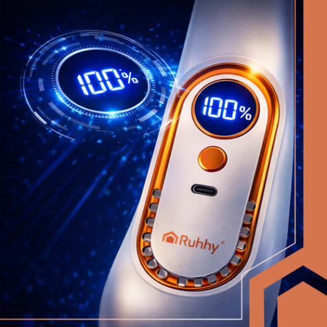 Bezdrátový větrák na krk bílý Ruhhy 27414 ~ 4