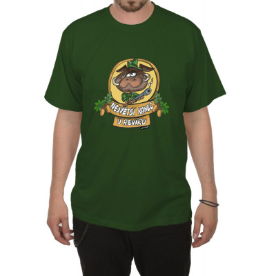Tričko - Největší kanec - zelené