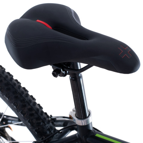 Pohodlné sportovní sedlo na kolo - černé ~ 1