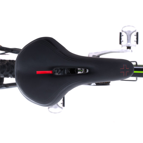 Pohodlné sportovní sedlo na kolo - černé ~ 6
