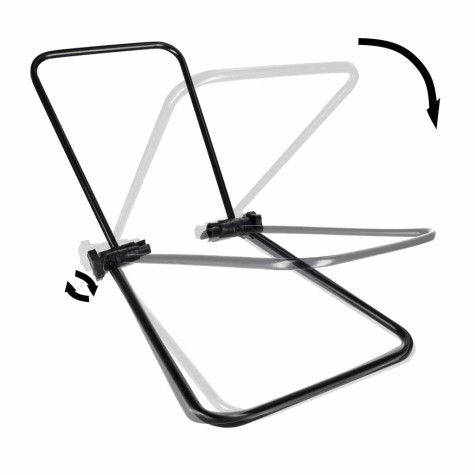 Kovový skládací servisní stojan na zadní kolo ~ 4