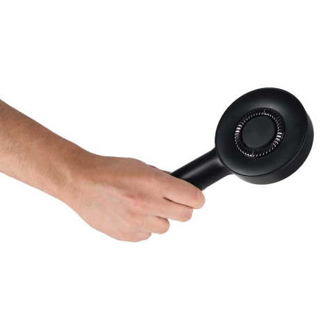 Masážní kartáč na pokožku hlavy s aplikátorem oleje USB černý ~ 8