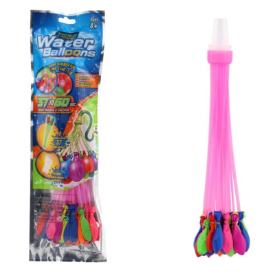 Vodní bomby 37 ks s nástavcem na kohoutek v sáčku