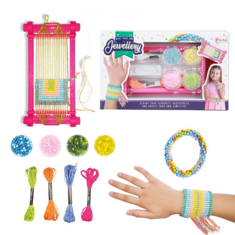 Kreativní sada Vytvoř si náramek s korálky v krabičce 25x15x3cm ~ 1